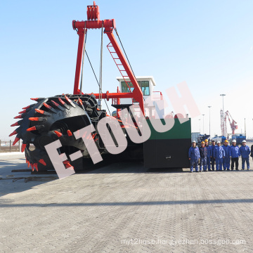 High efficency sand dredger with diesel engine driven